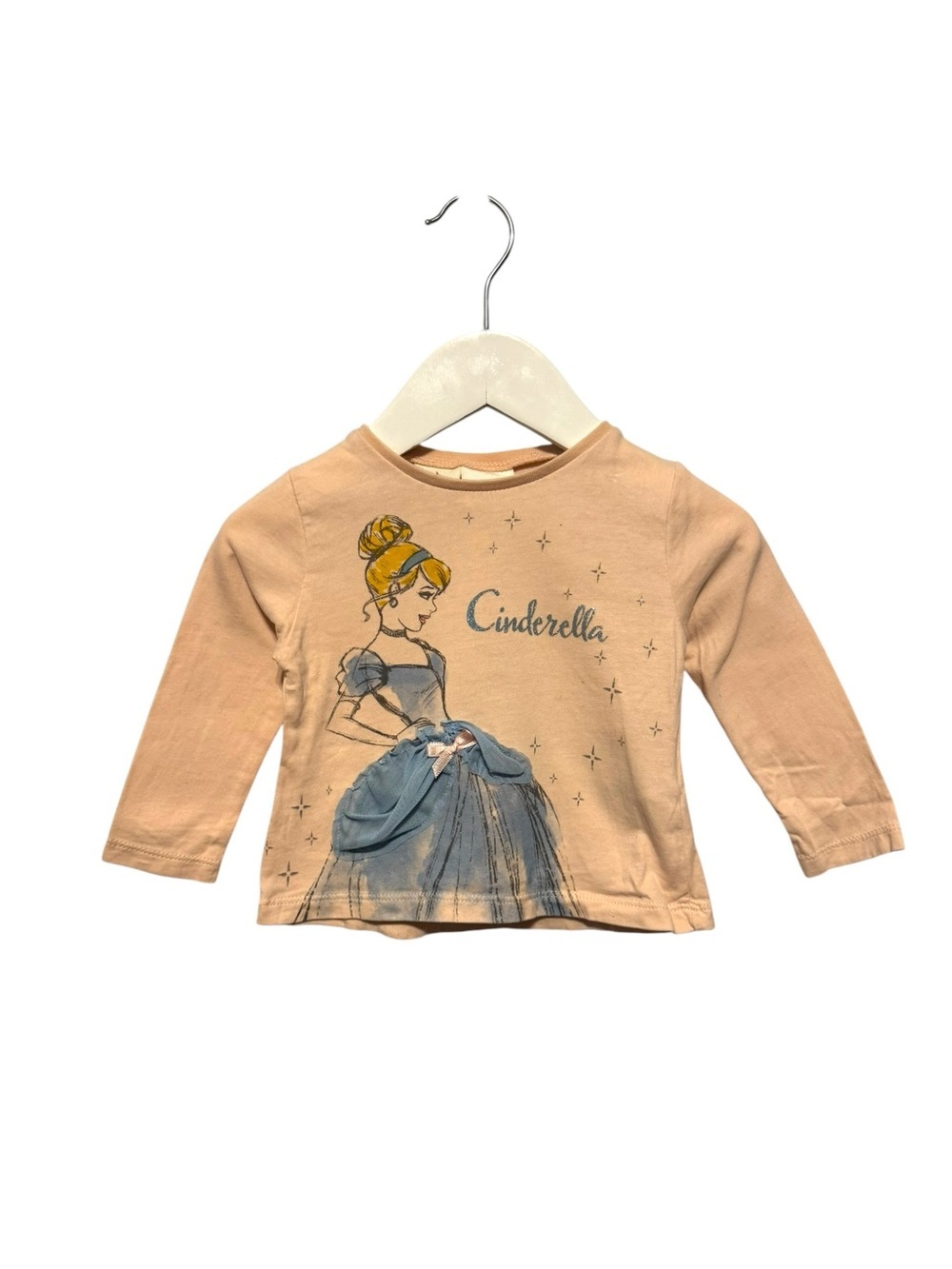 ⭐️ 5/$30 Zara Kids Disney Princess Cinderella LS Shirt size 9-12M